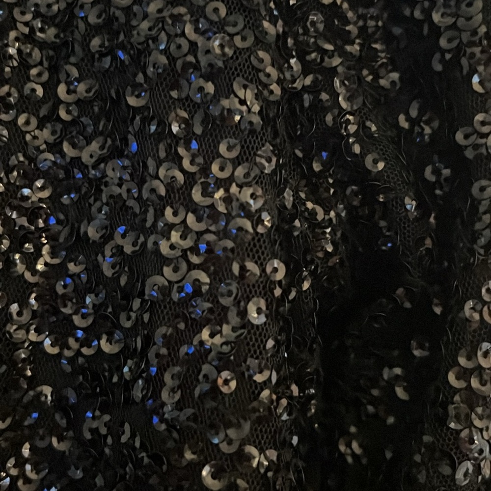 J. Crew Black Sequins Jacket - Medium - image 3